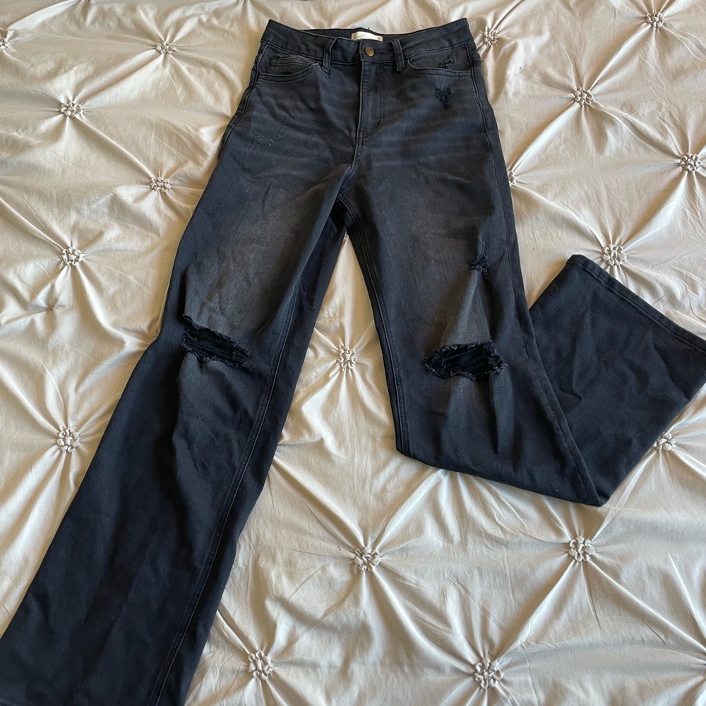 Altar’s State black distressed jeans